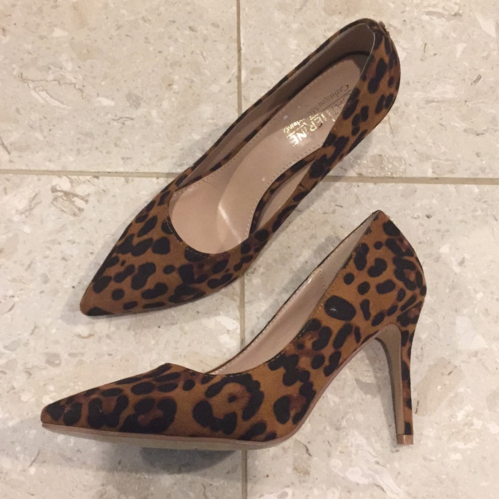 Size 9 Catherine Malandrino Leopard Stilettos